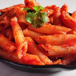 Red sauce pasta